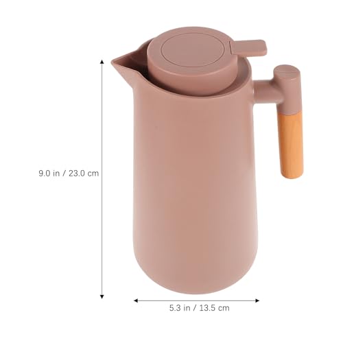 Botella termo al vacío para evitar derrames y mantener el té caliente en camping 8