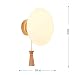 Produktbild GBX Schöne und großzügige Wandleuchte Vintage Wandlampen Holz Led Wandleuchten Industrielle Innenglas Lampenschirm Zugschnur Schalter Nachttischlampen Treppenhaus Schlafzimmer Wohnzimmer Beleuchtung