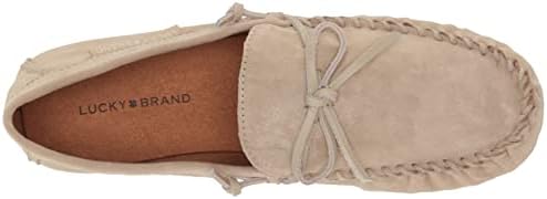 Lucky Brand Women's Gevvie Moccasin Slipper, Dune, 12 | Image 4