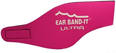 EAR BAND-IT Ultra Swimming Headband - Best Swimmer's Headband - Keep Water Out, Hold Earplugs in - Doctor Recommended - Secure Ear Plugs - Invented by ENT Physician - Large (See Size Chart)