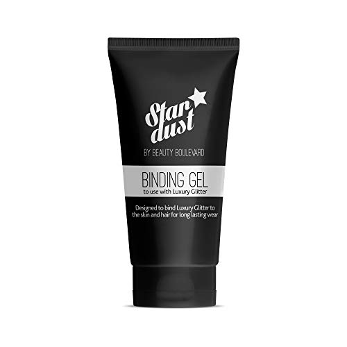BEAUTYBLVD Stardust Cruelty Free Binding Fix Gel for Face Hair & Body Glitter - 150ml