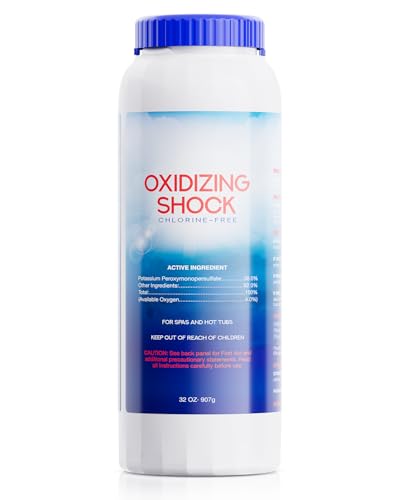 POOLHOUR 32 Oz Chlorine-Free Oxidizing Shock for Hot Tub Oxidizer for Spas and Swimming Pools Hot Tub Shock 1 Pack