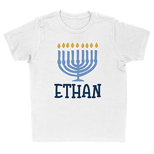Menorah Ethan Kids T-Shirt Youth X-Small White