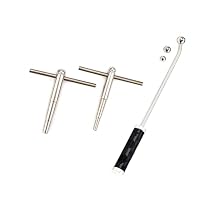 RuiJOTWAT Reparaturwerkzeugsatz, Langstab, Metallkugel, Laufkugel, Saxophonhals-Wartungswerkzeug, Geeignet für Alt-/Tenorsaxophon-Instrumente, Schwarzer Griff