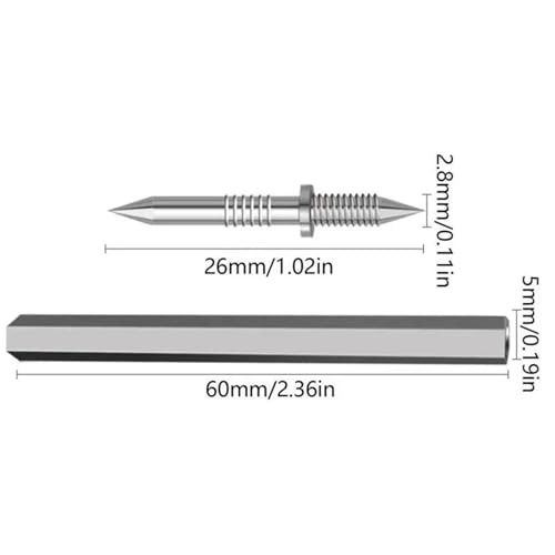 Clavos de Suelo Dobles 200 piezas, clavo doble para paneles de madera sin marcas, clavo invisible para molduras y zócalos de madera maciza miniatura 6