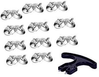 J MARQUE Cricket Shoe Full Spikes Nail Metal with Key Pack of 22(JM1011) Silver Price In India
