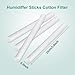 10 Pieces（5.9Inch）Humidifier Filter Cotton Refill Travel Mini Sticks Car Humidifier Replacement Parts for Portable Personal USB Powered Smart Humidifiers in Office Bedroom