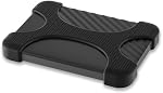 Lacdo Silicone Hard Drive Case for Seagate Portable/Game Drive, WD Elements/My Passport, Toshiba Canvio Basics/Flex Portable External Hard Drive 1TB 2TB 2.5 inch HDD Protective Cover Shockproof, Black