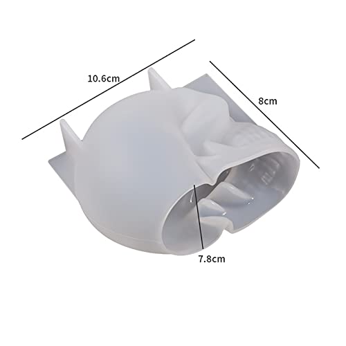 2 Pack Skull Mold Skull Resin Mold Ghost Mold Bone Skull Candle Mold Animal Mold Tray Mold Silicone Mold For Resin Candle Mold Clay Mold Skull Soap Mold Candle Making Mold Soap Making Molds #TOP4