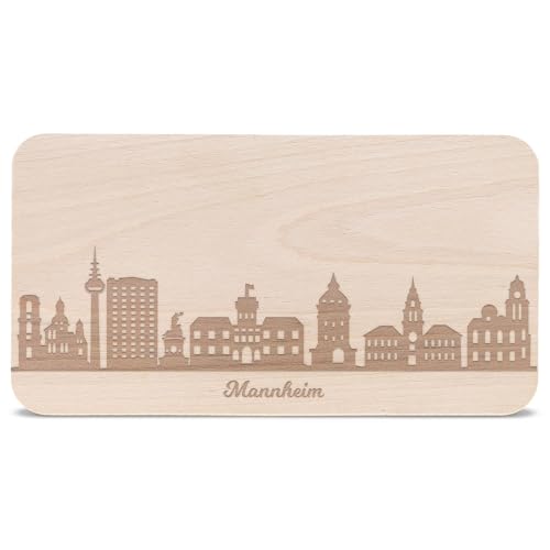 Planche à goûter Skyline Mannheim – Petit-déjeuner & Idée de Cadeau pour stadtverliebte
