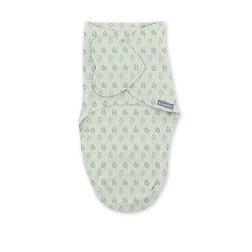 Image of SwaddleMe by Ingenuity Monogram Collection Baby Swaddle, 100% Cotton, Improves Sleep & Calms Startle Reflex, 0-3 Months, Pocket Fold Design for Easy Changes, 1.0 TOG, 3-Pack - Safari Swaddle