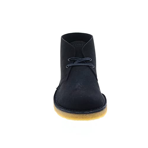 Image of Clarks Desert Boot Black Vegan 7.5 D (M)