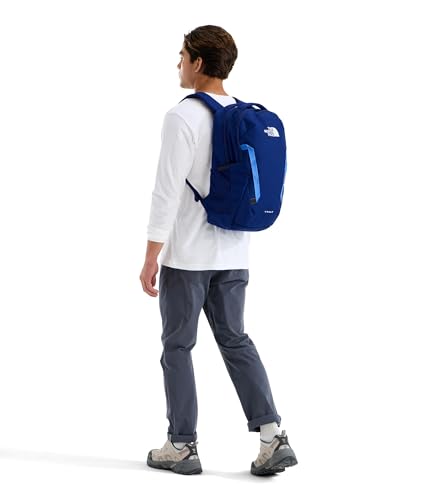 Image of The North Face Vault Everyday Laptop Backpack - Commuter Travel Bag, Water-Repellent Finish, Spacious Compartment, Bold Blue /Active Blue, One Size