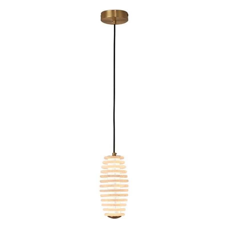 Lustre en laiton réglable hauteur et abat-jour acrylique haut de gamme