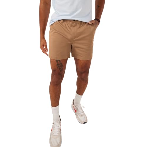 Image of Chubbies Chino Shorts Men 5.5 Inch - Mens Shorts Casual with Elastic Waistband, Side and Back Pockets, Stretch Cotton Blend