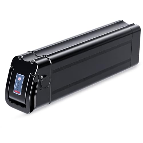 SEENRONGYUAN 48V 36V E-Bike Battery, Silver Fish Lithium Batteries 30A BMS, USB Output, Safe Lock,...