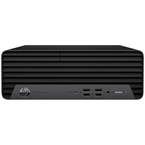 Image of HP ProDesk 600 G6 SFF Desktop PC, Intel 6-Core i5-10400F, 16GB DDR4 RAM, 512GB SSD, GeForce GT 610, Windows 11 Pro, Dual Monitor, USB WiFi Adapter, Keyboard & Mouse, Business Computer
