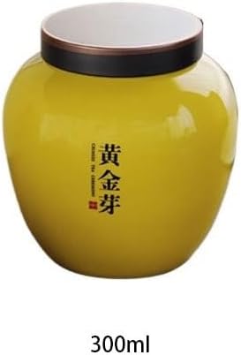 SONGCHAO Sugar Jar Golden Bud Tea Packaging Double Ceramic Jar Tea Canister