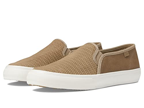 Image of Keds Womens Double Decker Canvas Slip On Sneakers Shoes Casual - Black