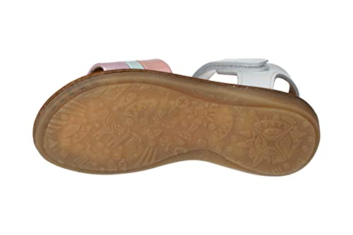 Sandales en cuir pour filles multicolores confortables légères été taille 33