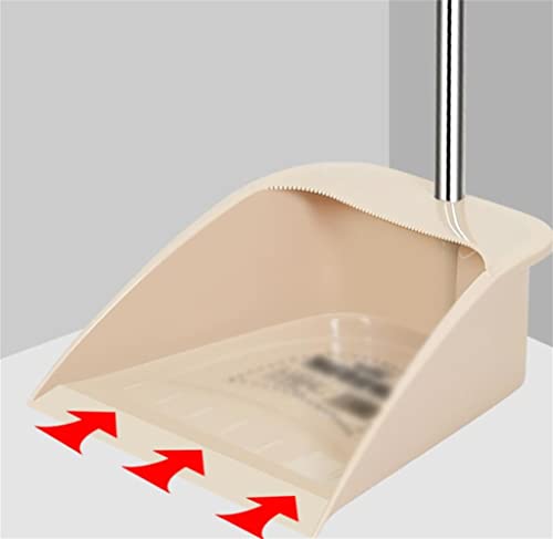 Kehrbesen, Schweineborsten, Besen- und Kehrschaufel-Set, Haushaltsbesen-Kombination, weicher Haarbesen (D wie abgebildet) – Bild 6