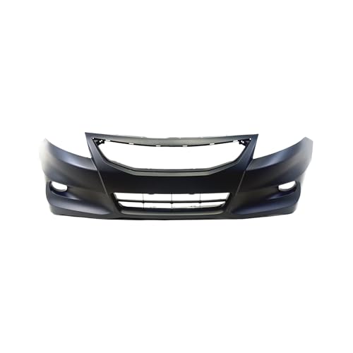 FitParts Compatible With Front Bumper Cover 2011 2012 Honda Accord EX EX-L LX-S Coupe 11 12. New, Primed. With Fog Light Holes. W/o Parking Aid Sensor Holes. HO1000277