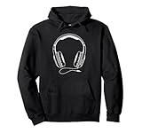 Headphones Hoodie - Music Hoodie for Men or Women Pullover Hoodie