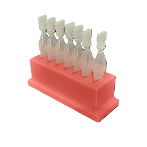 Eye Drop Vials Holder & Storage - Single-Use Disposable Eye Drop Vials - Upgraded Version w/More Slot Space - Znet3D (Pink)