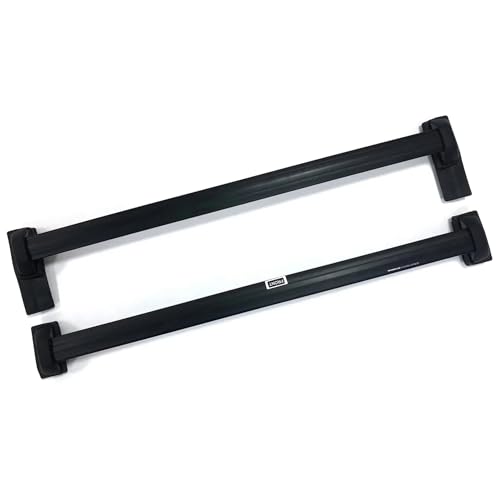 Barres transversales de toit premium en aluminium noir pour Element