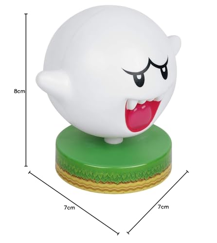 Super Mario Bros. Boo Ghost Collectible Figure Light, Officially Licensed Nintendo Merchandise