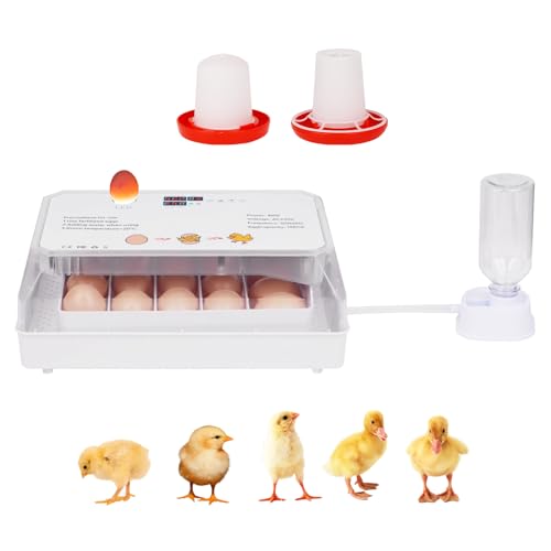 MOGOULUA 15 Egg Incubator with Automatic Brooder