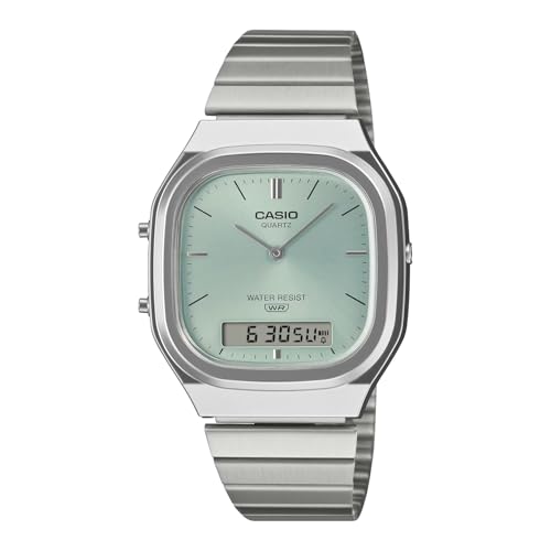 [�J�V�I] CASIO �A�i�f�W ANA-DIGI �N�I�[�c �r���v Edgy Collection AQ-240E-2A ���j�Z�b�N�X �f���A���^�C�� �u���[�C�b�V���O���[�� �C�O���f�� [���s�A���i]