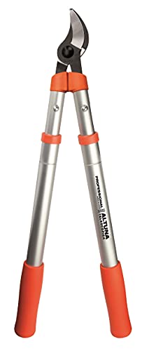 Tijera de Poda a 2 Manos Telescópica Pruning 0390T - Ajuste Manual - Corte Bypass Muy Preciso - Ultraligera - Tijera de...