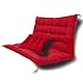 Poduszka na ławce, krzesło obrotowe 2 lub 3 z krawatami, poduszka na ławce z poduszką 1 do rzucania na podwórku z przodu, do ogrodów wewnętrznych i zewnętrznych (Red 120x100x10cm)