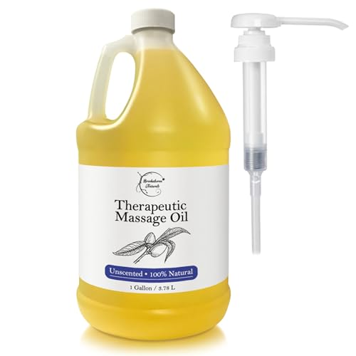 Image of Unscented Massage Oil for Massage Therapy |1 Gallon | Brookethorne Naturals