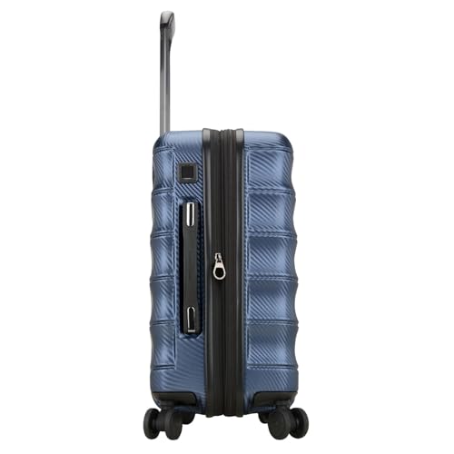 Traveler's Choice Granville II Polycarbonate Expandable Spinner Luggage, Navy, 2 Piece Set (21/29)3