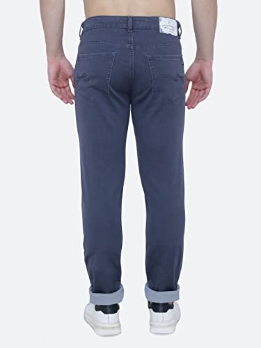 Image of Strechable Denim Regular Fit Mid Waist Light Weight Soft Feel Stretchable Denim Jeans Pant for Men