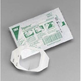 3M Tegaderm Transparent Dressing 4" X 4.75" Breathable Sterile Waterproof - Box of 50 - Model 1626w