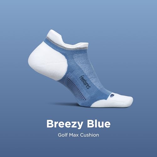 Image of Feetures Elite Golf Max Cushion Tab Ankle Socks - Sport Sock with Targeted Compression