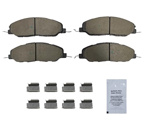 Image of HUSCH D1463 Front Ceramic Brake Pads Kit Fit For Ford Mustang 2011-2014