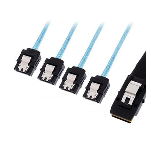 Cable S-AS 36Pin a 4 SATA 7Pin, 1 metro miniatura 4