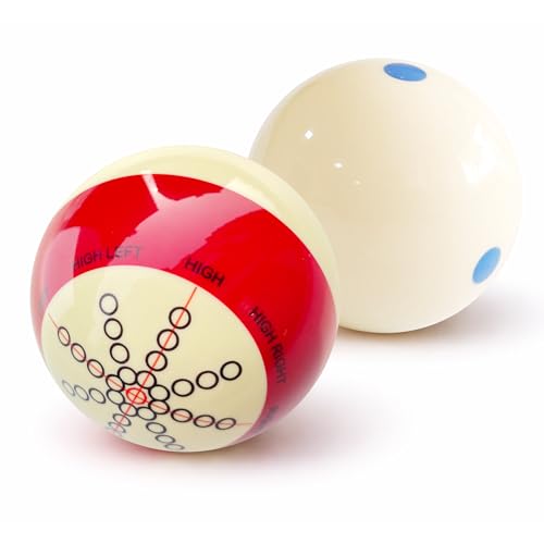 Juego de bolas de billar en resina con objetivo de 8 zonas para mejorar tu control de efectos
