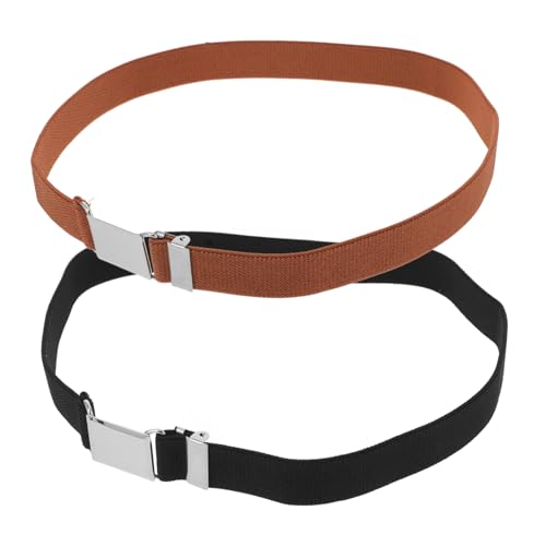 GALPADA 2pcs Adjustable Elastic Belt for Boys and Comfortable Belts for Jeans Daily Wear School and Special Occasions Flexible Sizing