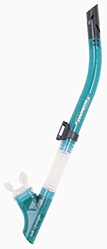 ScubaMax Reflect Dry PRO Snorkel - Teal/Clear