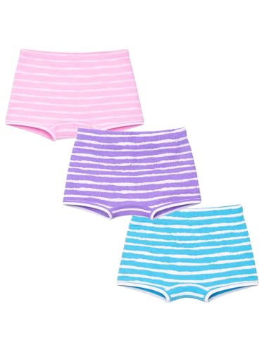 Image of BODYCARE Girl's Cotton Multicolor Boyshorts (Pack of 3)