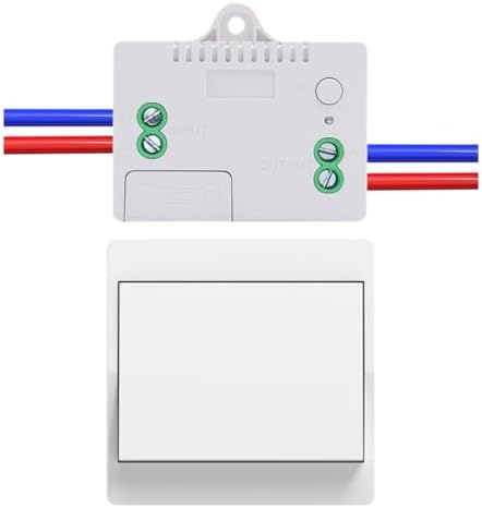 Cerhot funk lichtschalter 1er set outdoor funkschalter 230v funk lichttaster funk-wandschalter funkschalter fernbedienung batterielos kabellose lichtschalter funktaster für lichter