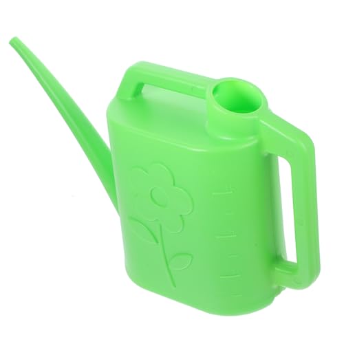 NULYLU regadera de Flores pequeñas Solar Manguera Planta macetas de autorriego Agua regaderas Watering Can hervidores de riego de jardín regadera Interior páginas Light Green Reutilizable