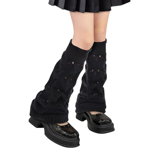Junely Leg Warmers for Women Kawaii Leg Warmer Cute Legwarmers Japanese Socks Emo Goth Gyaru Accessories
