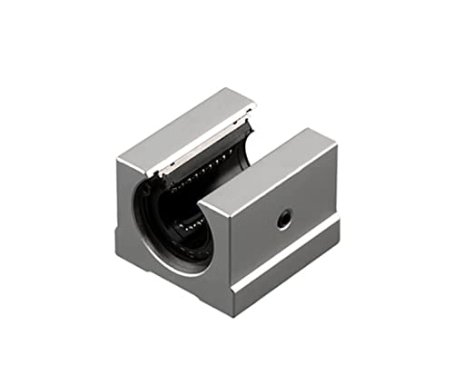 Curseur linéaire SBR20UU bloc ouvert en aluminium pour guidage d'axe machine outil x4