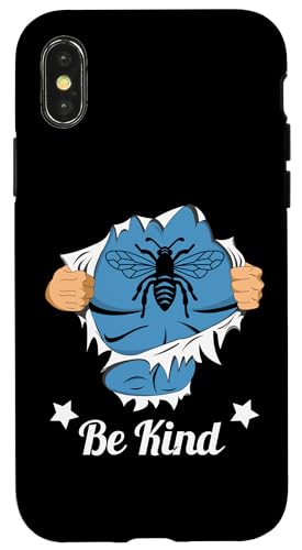 Kid's Superhero Be Kind Autism Awareness Kindness Gift Coque pour iPhone X/XS